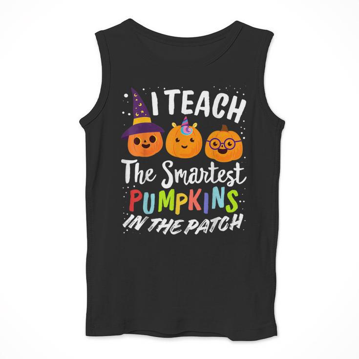 I Teach The Smartest Pumpkins The Patch Teacher Fall Season For Men Women Kids Men Tank Top, funny design I Teach The Smartest Pumpkins The Patch Teacher Fall Season For Men Women Kids Men Tank Top, funny design