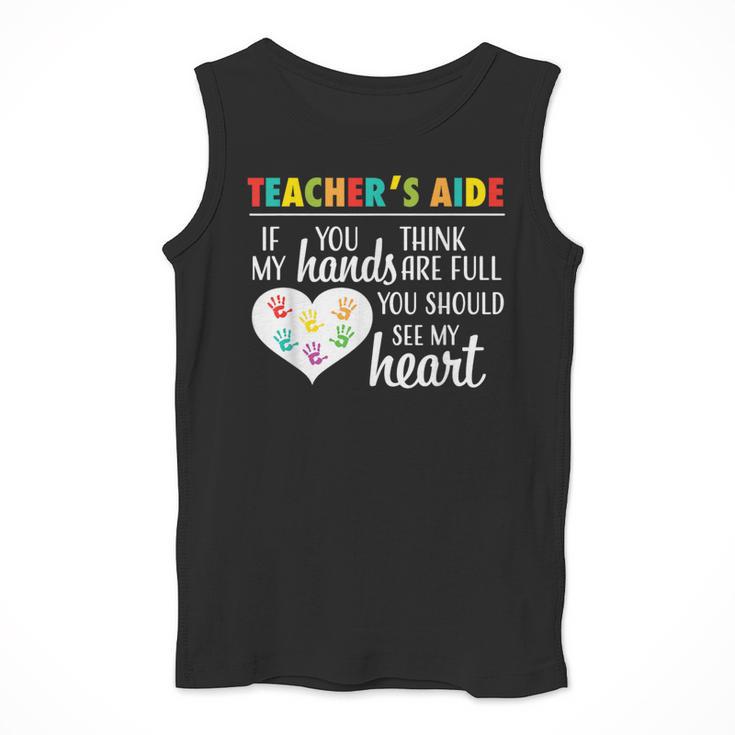 Teacher Aide Appreciation Cute Heart Tee For Women Men Tank Top, funny design Teacher Aide Appreciation Cute Heart Tee For Women Men Tank Top, funny design