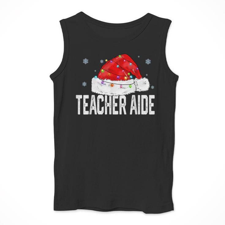 Teacher Aide Christmas Women Family Matching Group Xmas Men Tank Top, funny design