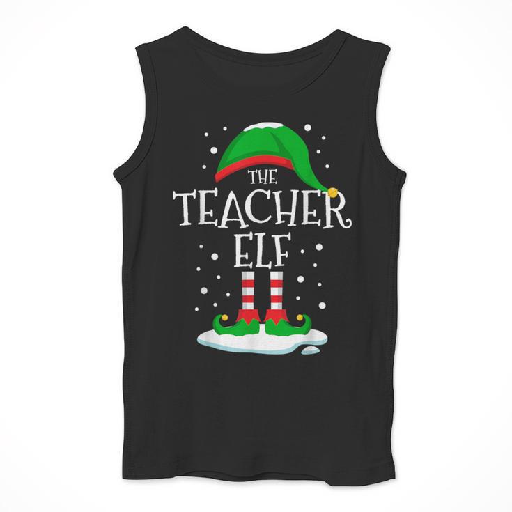 The Teacher Elf Christmas Family Matching Xmas Group For Men Women Men Tank Top, funny design