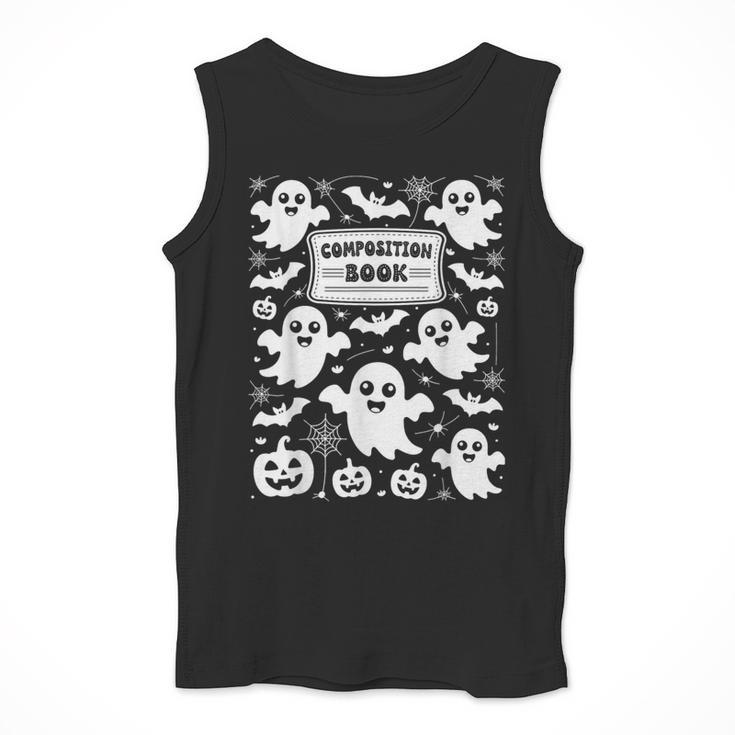 Teacher Halloween Composition Notebook Costume Halloween Men Tank Top, funny design Teacher Halloween Composition Notebook Costume Halloween Men Tank Top, funny design