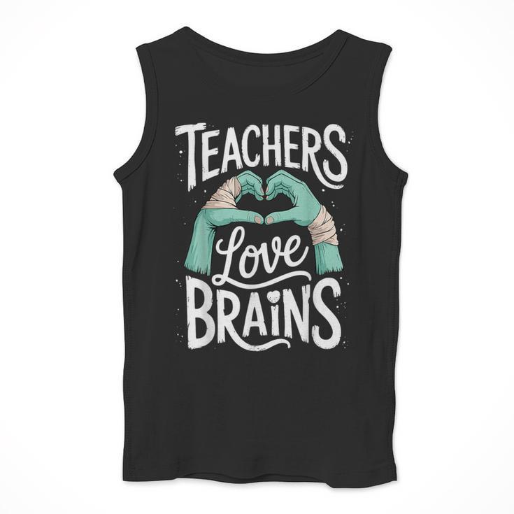 Teacher Halloween Shirt Women Men Teachers Love Brains Men Tank Top, funny design Teacher Halloween Shirt Women Men Teachers Love Brains Men Tank Top, funny design