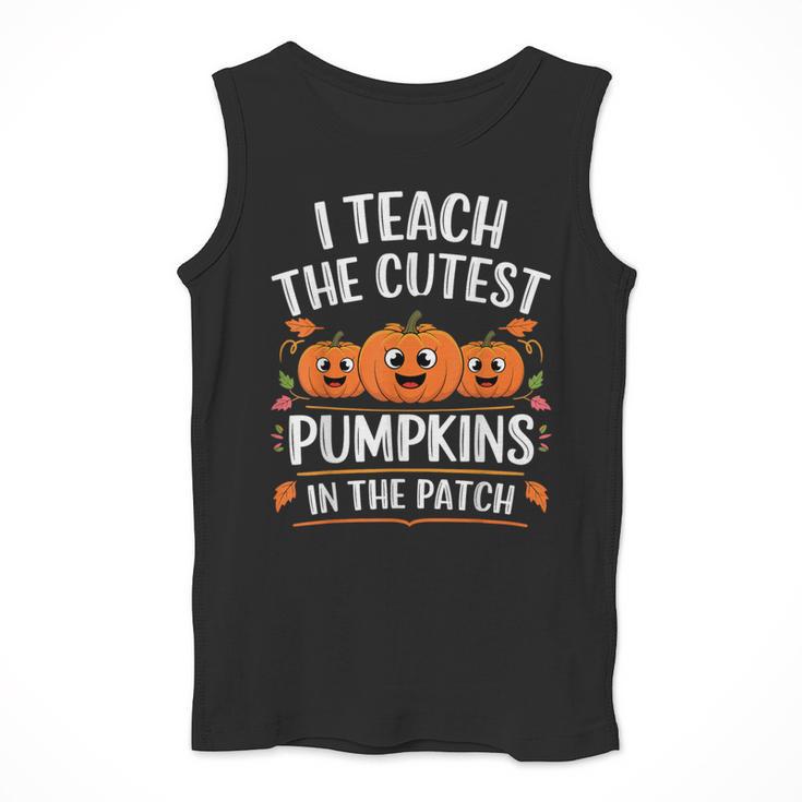 Teacher Halloween I Teach The Cutest Pumpkins In The Patch Men Tank Top, funny design Teacher Halloween I Teach The Cutest Pumpkins In The Patch Men Tank Top, funny design
