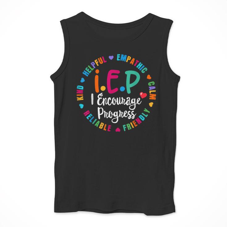 Teacher IEP IEP Encourage Progress Special Education Men Tank Top, funny design