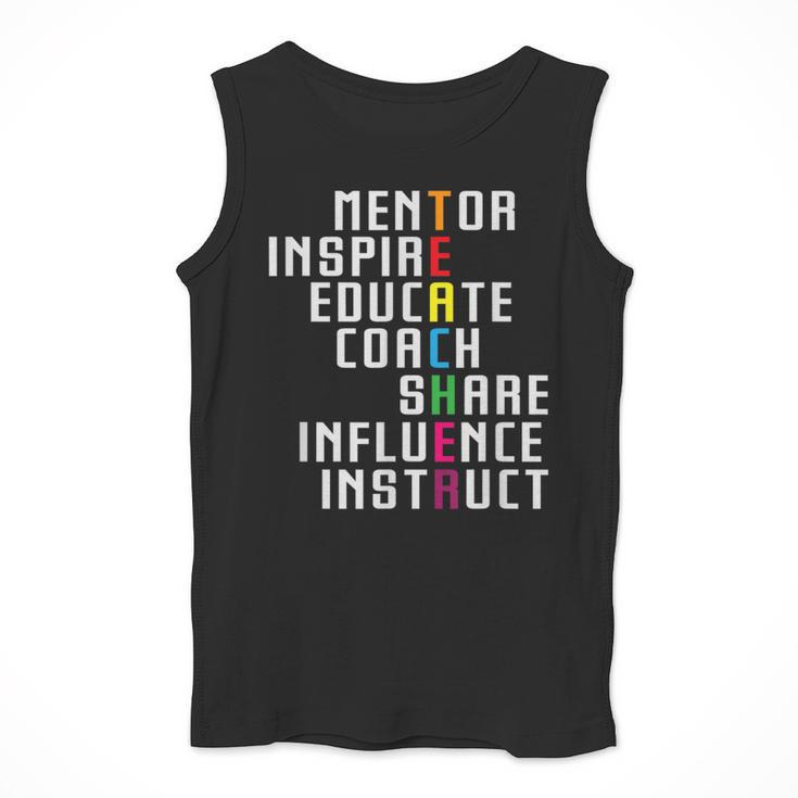 Teacher Inspirational Educator Favorite School Teacher Men Women Girls Kids Men Tank Top, funny design Teacher Inspirational Educator Favorite School Teacher Men Women Girls Kids Men Tank Top, funny design