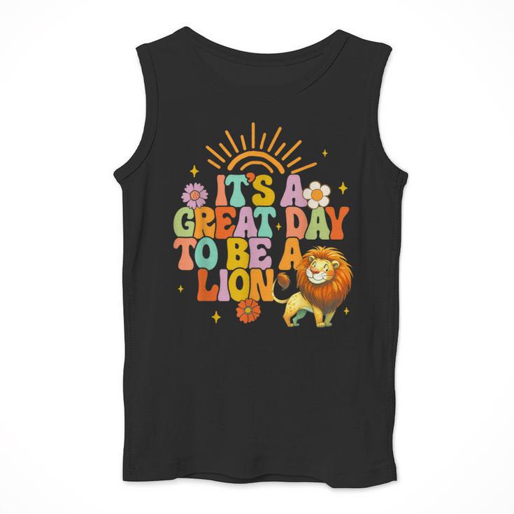 Teacher Life Back To School It's A Great A Day To Be A Lion Men Tank Top, funny design Teacher Life Back To School It's A Great A Day To Be A Lion Men Tank Top, funny design