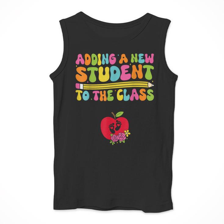 Teacher Pregnancy Announcement Clothing Expecting Teacher X-Small Men Tank Top, funny design