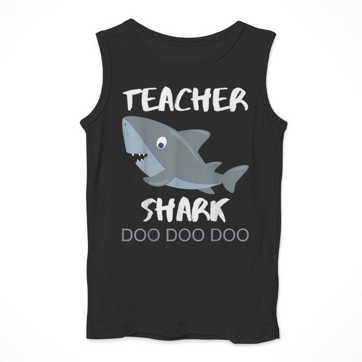 Teacher Shark Shirt Christmas Idea For Him Her Men Tank Top, funny design