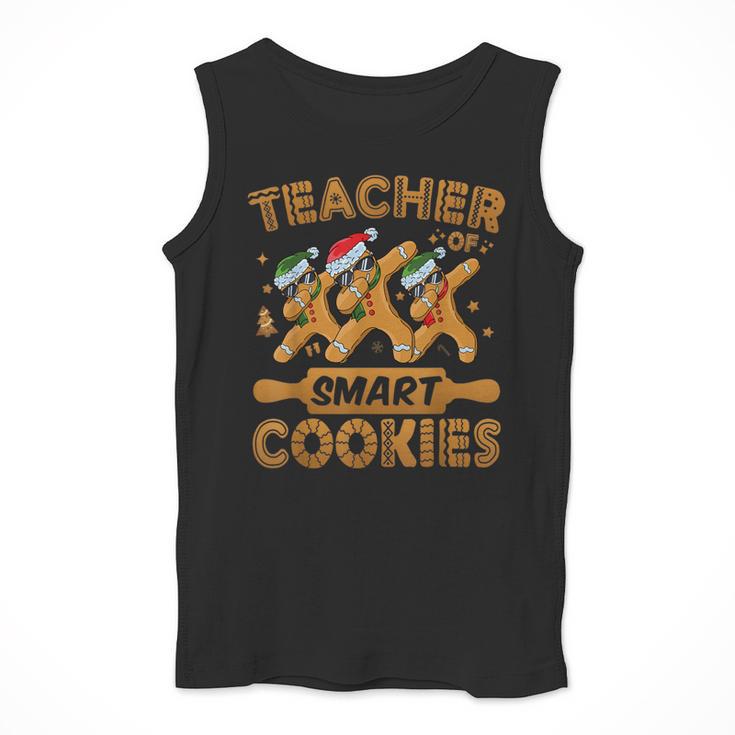 Teacher Of Smart Cookies Gingerbread Christmas Teacher Men Tank Top, funny design