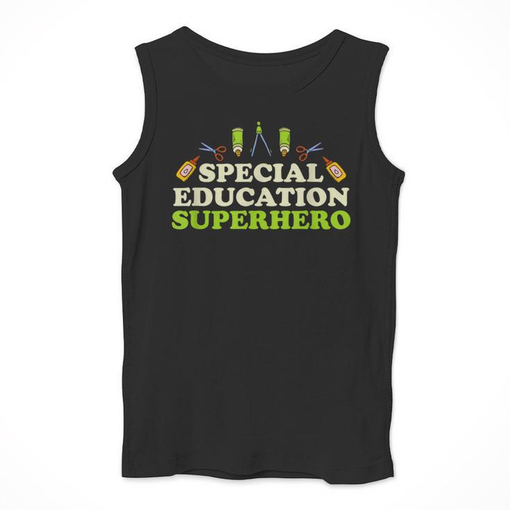 Teacher Superhero Student Educator Special Education Men Tank Top, funny design Teacher Superhero Student Educator Special Education Men Tank Top, funny design