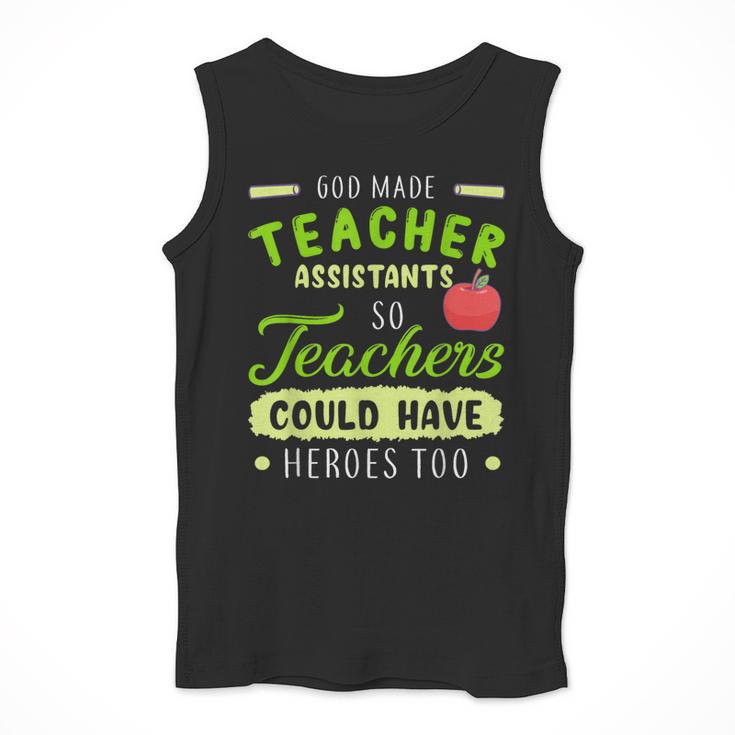 Teacher Teaching Assistant Aide Hero Men Tank Top, funny design