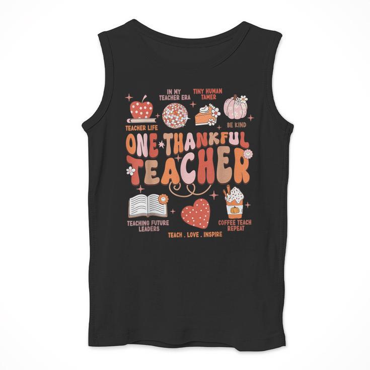 Teacher Thanksgiving Shirt Women One Thankful Teacher Fall Men Tank Top, funny design Teacher Thanksgiving Shirt Women One Thankful Teacher Fall Men Tank Top, funny design