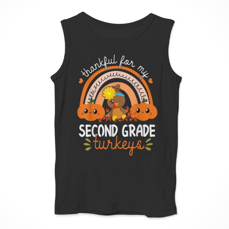Teacher Thanksgiving Thankful For My Second Grade Turkeys Men Tank Top, funny design Teacher Thanksgiving Thankful For My Second Grade Turkeys Men Tank Top, funny design