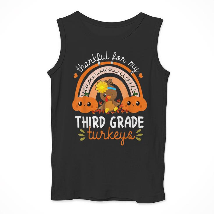 Teacher Thanksgiving Thankful For My Third Grade Turkeys Men Tank Top, funny design Teacher Thanksgiving Thankful For My Third Grade Turkeys Men Tank Top, funny design