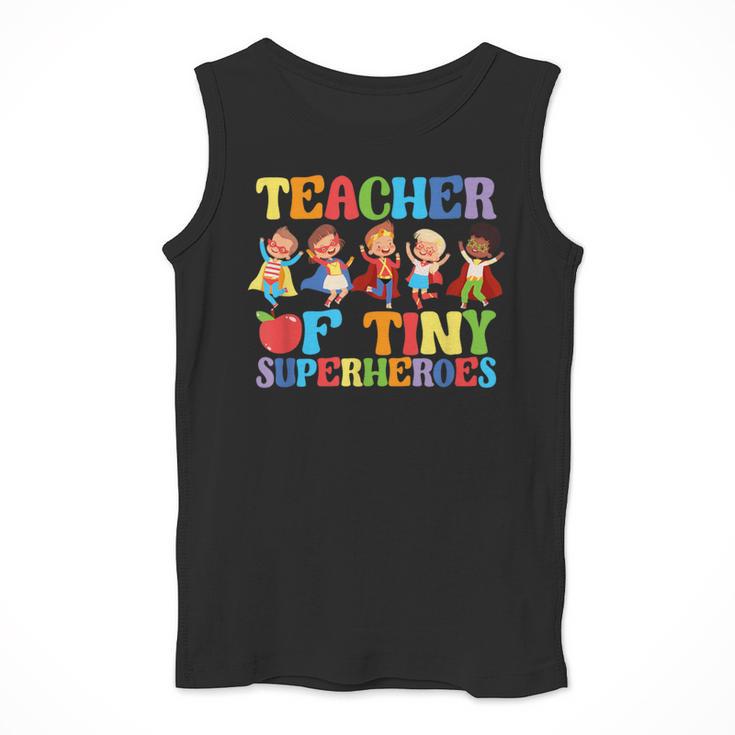 Teacher Of Tiny Superheroes Teach 100th Day Of School Men Tank Top, funny design Teacher Of Tiny Superheroes Teach 100th Day Of School Men Tank Top, funny design