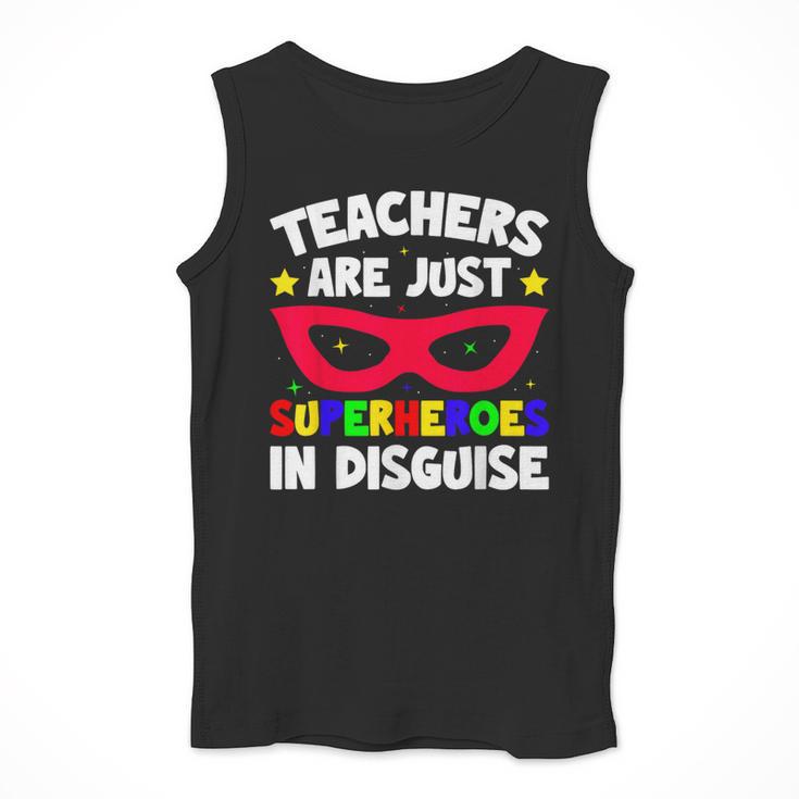 Teachers Are Just Superheroes In Disguise School Men Tank Top, funny design Teachers Are Just Superheroes In Disguise School Men Tank Top, funny design