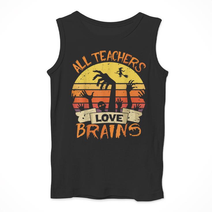 All Teachers Love Brains Shirt Halloween Teachers Men Tank Top, funny design All Teachers Love Brains Shirt Halloween Teachers Men Tank Top, funny design