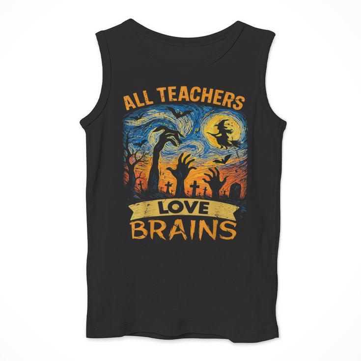 All Teachers Love Brains Shirt Teacher Halloween Tee Men Tank Top, funny design All Teachers Love Brains Shirt Teacher Halloween Tee Men Tank Top, funny design