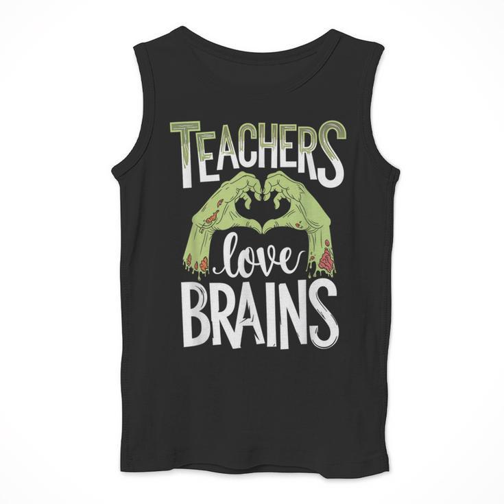 Teachers Love Zombie Teacher Halloween Fun Men Tank Top, funny design Teachers Love Zombie Teacher Halloween Fun Men Tank Top, funny design