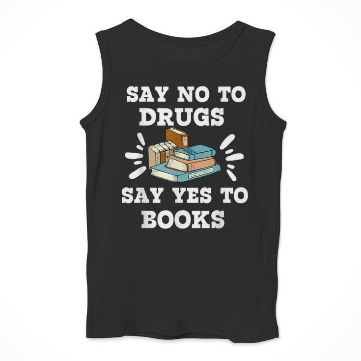 Teachers Red Ribbon Week Say No To Drugs Say Yes To Books Men Tank Top, funny design Teachers Red Ribbon Week Say No To Drugs Say Yes To Books Men Tank Top, funny design