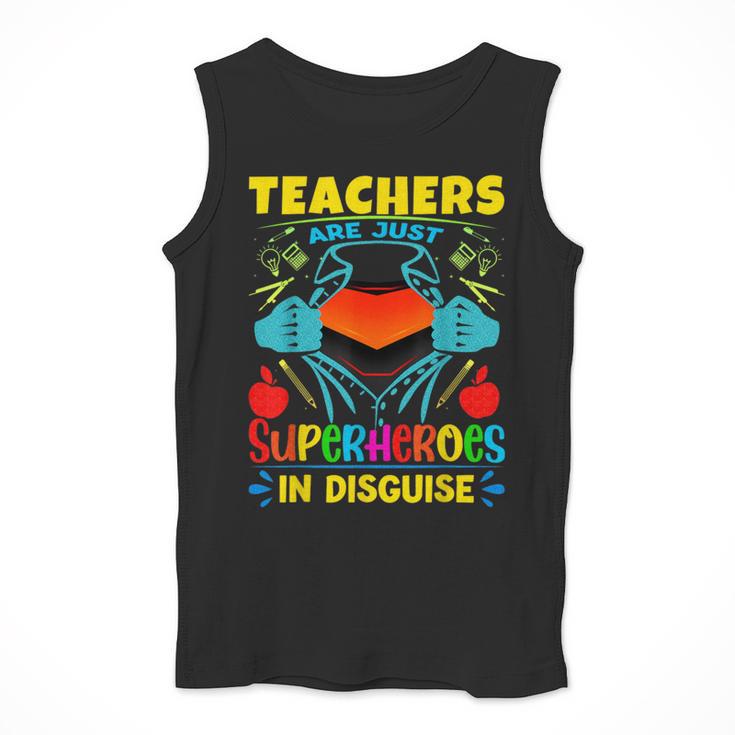 Teachers Are Superheroes – Fun Appreciation Men Tank Top, funny design Teachers Are Superheroes – Fun Appreciation Men Tank Top, funny design