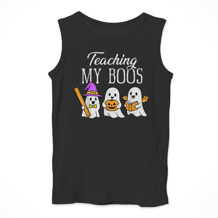 Teaching My Boos Ghost Teacher Halloween Spooky Educator Men Tank Top, funny design Teaching My Boos Ghost Teacher Halloween Spooky Educator Men Tank Top, funny design