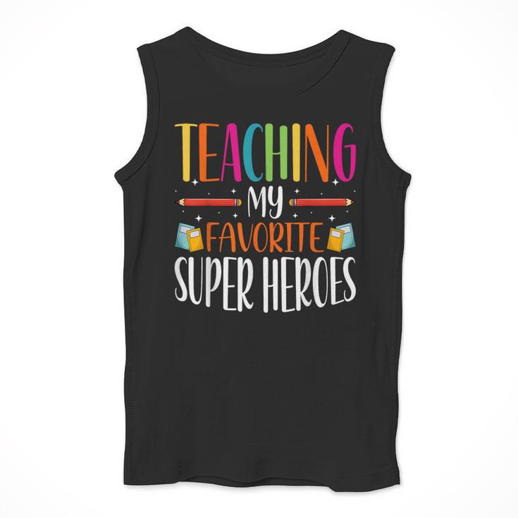 Teaching My Favorite Superheros Men Women SPED Teacher Men Tank Top, funny design Teaching My Favorite Superheros Men Women SPED Teacher Men Tank Top, funny design