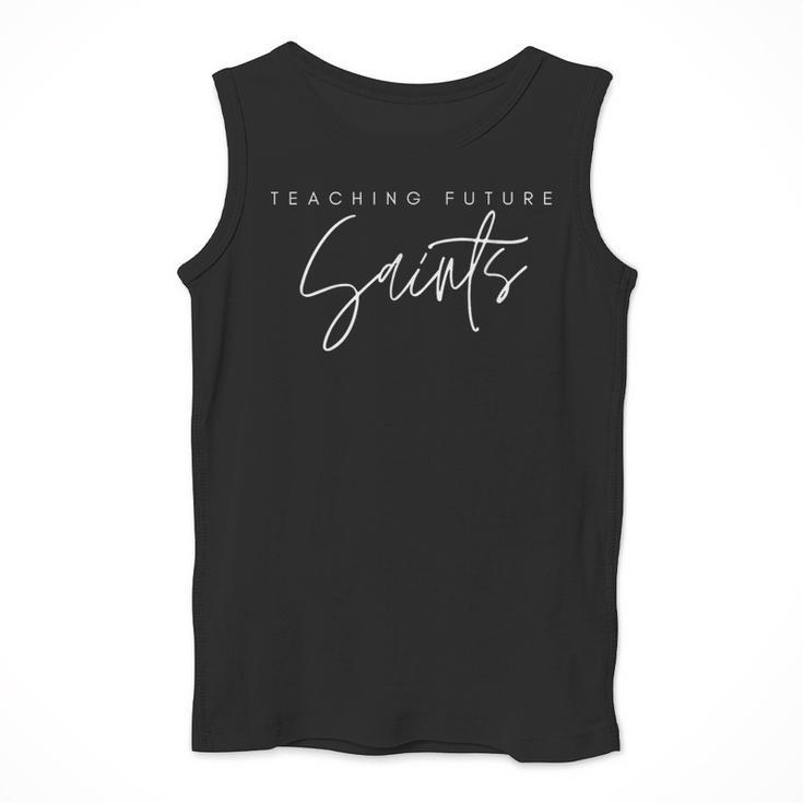 Teaching Future Saints Catholic Teacher Men Tank Top, Future Teacher Gifts, funny design Teaching Future Saints Catholic Teacher Men Tank Top, Future Teacher Gifts, funny design
