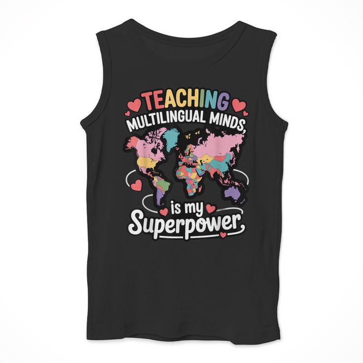Teaching Multilingual Minds Learners English ESL Teacher Men Tank Top, Esl Teacher Gifts, English Teacher Gifts, funny design Teaching Multilingual Minds Learners English ESL Teacher Men Tank Top, Esl Teacher Gifts, English Teacher Gifts, funny design
