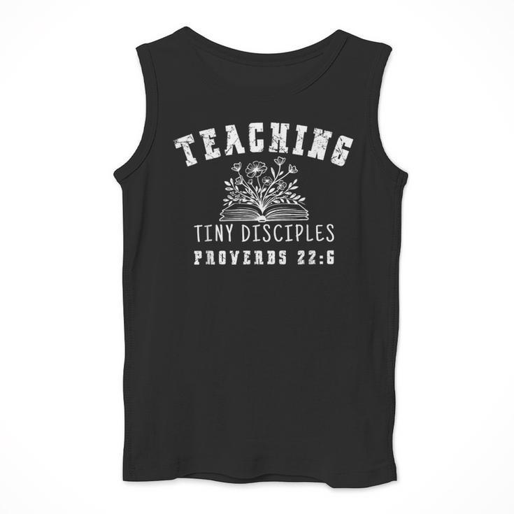 Teaching Tiny Disciples Christian Bible Verse Teacher Men Tank Top, funny design Teaching Tiny Disciples Christian Bible Verse Teacher Men Tank Top, funny design