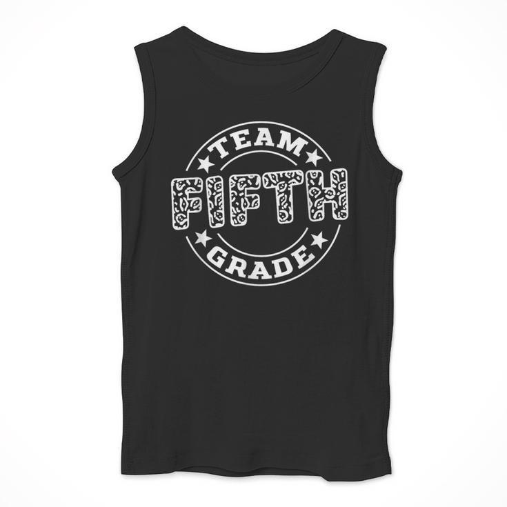 Team Fifth Grade Teacher Student Squad Team 5th Grade School Men Tank Top, funny design