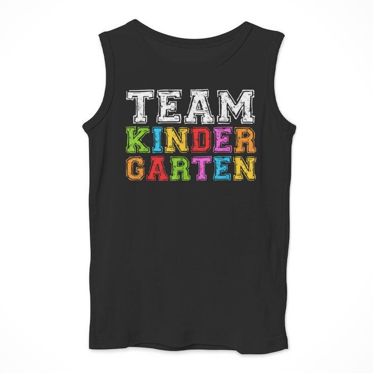 Team Kindergarten Shirt Boy Girl Teacher Graduation Men Tank Top, funny design