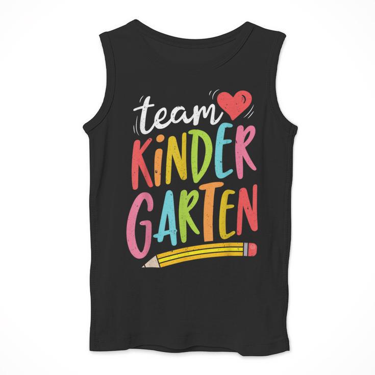 Team Kindergarten Teacher Student Back To School Men Tank Top, funny design Team Kindergarten Teacher Student Back To School Men Tank Top, funny design