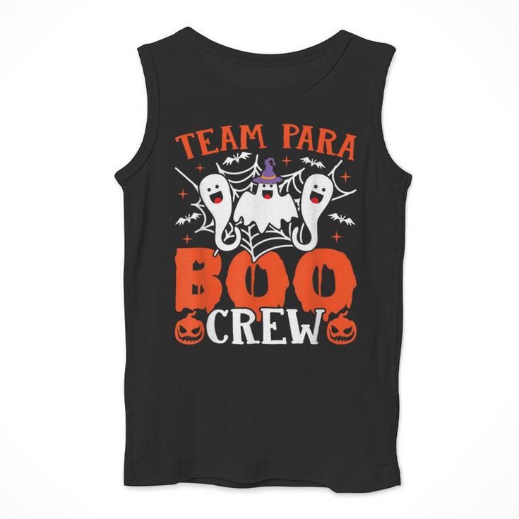 Team Para Boo Crew Halloween Ghost Paraprofessional Teacher Men Tank Top, funny design Team Para Boo Crew Halloween Ghost Paraprofessional Teacher Men Tank Top, funny design