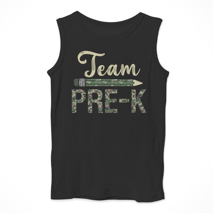 Team Pre-K Camo Pre-K Teacher Camouflage Men Tank Top, funny design
