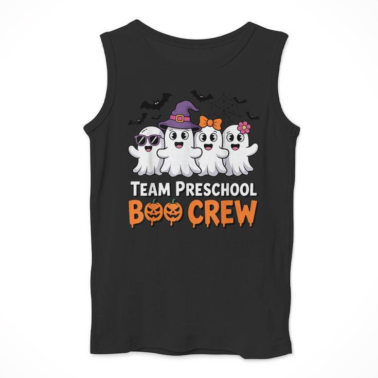Team Preschool Boo Crew Halloween Teacher Student Costume Men Tank Top, funny design