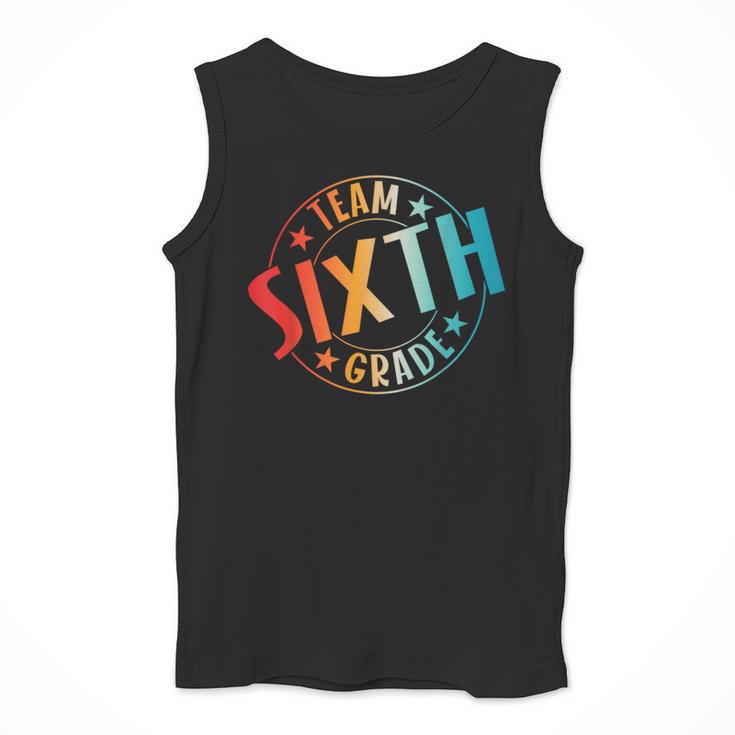 Team Sixth Grade Teacher Student Back To School 6th Grade Men Tank Top, funny design Team Sixth Grade Teacher Student Back To School 6th Grade Men Tank Top, funny design