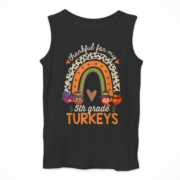 Thankful For My 5th Grade Turkeys Thanksgiving Teacher Men Tank Top, funny design Thankful For My 5th Grade Turkeys Thanksgiving Teacher Men Tank Top, funny design