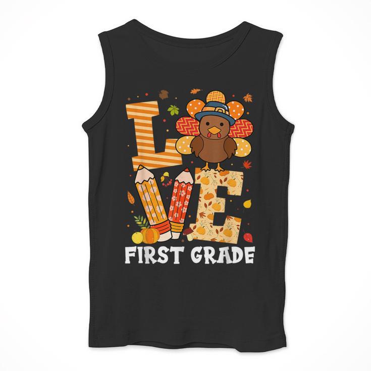 Thanksgiving Love First Grade Teacher Turkey Autumn Fall For Men Women Girls Kids Men Tank Top, First Grade Teacher Gifts, funny design Thanksgiving Love First Grade Teacher Turkey Autumn Fall For Men Women Girls Kids Men Tank Top, First Grade Teacher Gifts, funny design