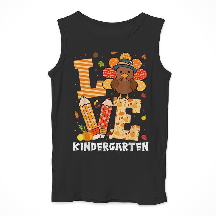 Thanksgiving Love Kindergarten Teacher Turkey Autumn Fall Men Tank Top, funny design Thanksgiving Love Kindergarten Teacher Turkey Autumn Fall Men Tank Top, funny design