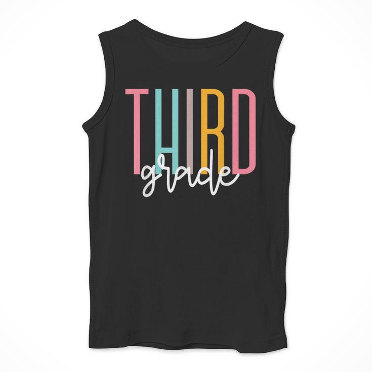 Third Grade Girls Boys Teacher Team 3rd Grade Squad Men Tank Top, funny design