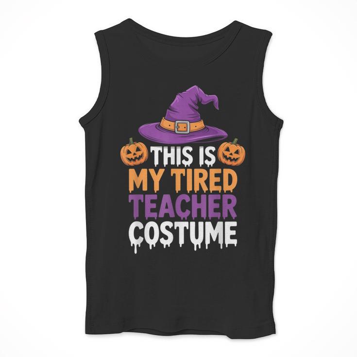 This Is My Tired Teacher Costume Halloween Men Tank Top, funny design This Is My Tired Teacher Costume Halloween Men Tank Top, funny design