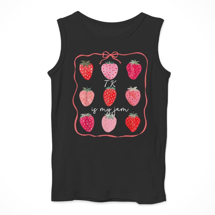 TK Is My Jam Transitional Kindergarten TK Teacher Strawberry Men Tank Top, funny design TK Is My Jam Transitional Kindergarten TK Teacher Strawberry Men Tank Top, funny design
