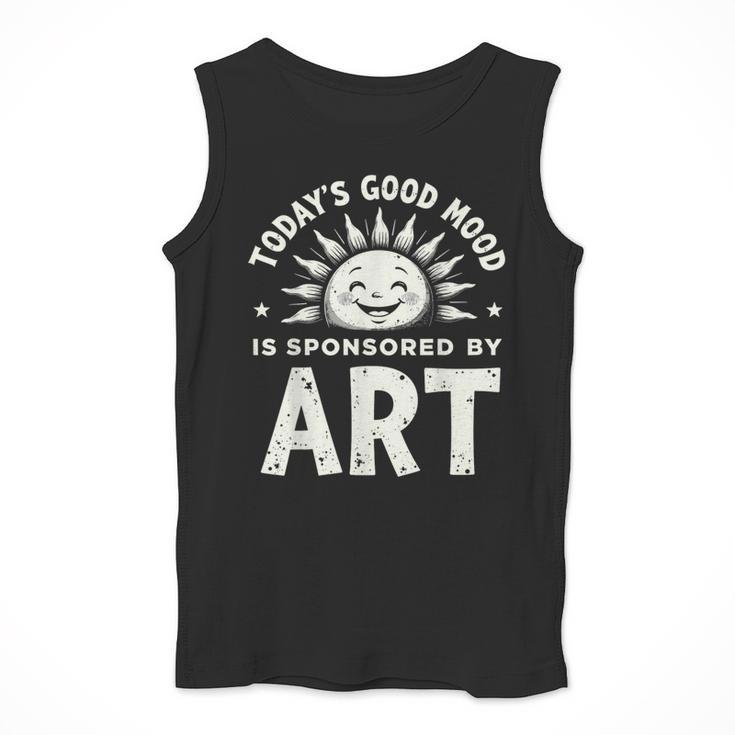 Today’s Good Mood Is Sponsored By Art Teacher Sun Tee Men Tank Top, funny design