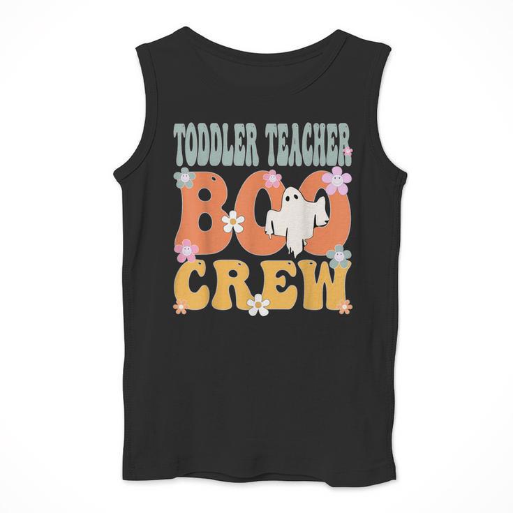 Toddler Teacher Boo Crew Ghost Groovy Halloween For Women Men Tank Top, Groovy Teacher Gifts, funny design Toddler Teacher Boo Crew Ghost Groovy Halloween For Women Men Tank Top, Groovy Teacher Gifts, funny design