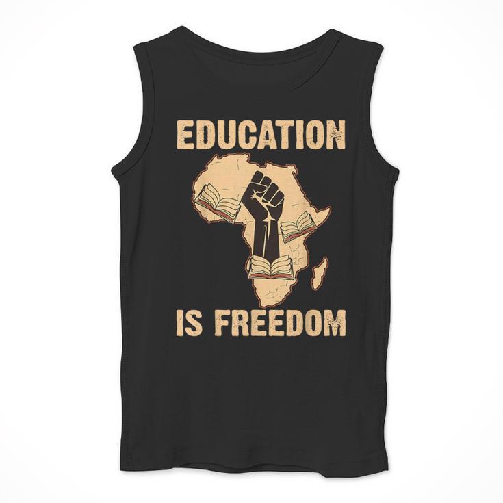 History Education Is Freedom African Map Black Teacher Men Tank Top, History Teacher Gifts, funny design History Education Is Freedom African Map Black Teacher Men Tank Top, History Teacher Gifts, funny design