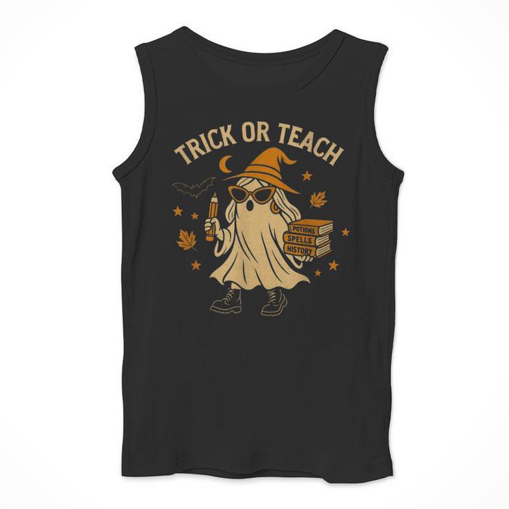 Trick Or Teach Halloween Teacher Men Tank Top, funny design Trick Or Teach Halloween Teacher Men Tank Top, funny design