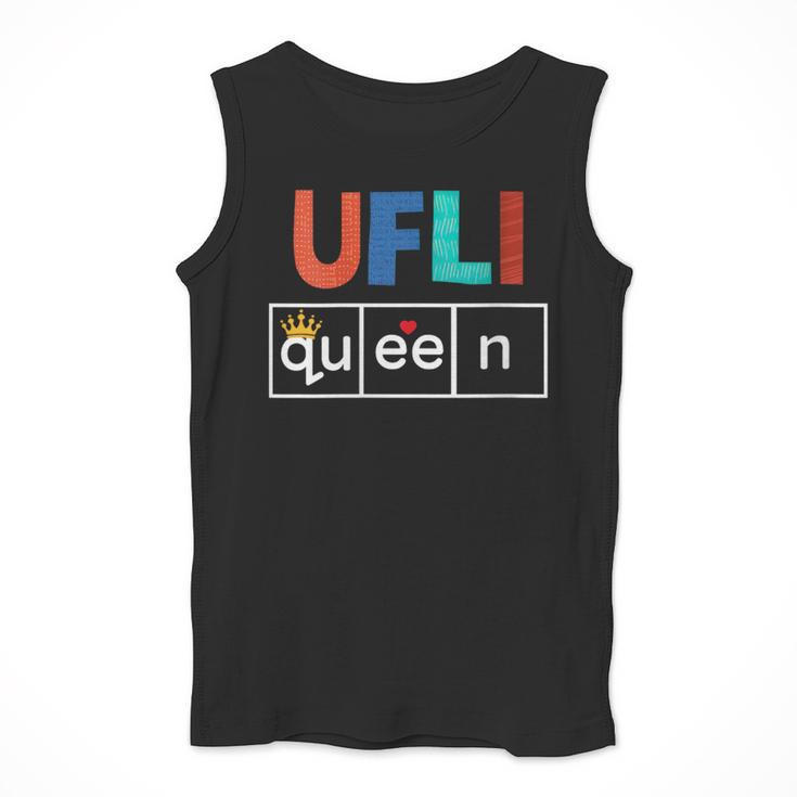 UFLI Queen Science Of Reading Literacy Teacher Appreciation Men Tank Top, Science Teacher Gifts, funny design UFLI Queen Science Of Reading Literacy Teacher Appreciation Men Tank Top, Science Teacher Gifts, funny design
