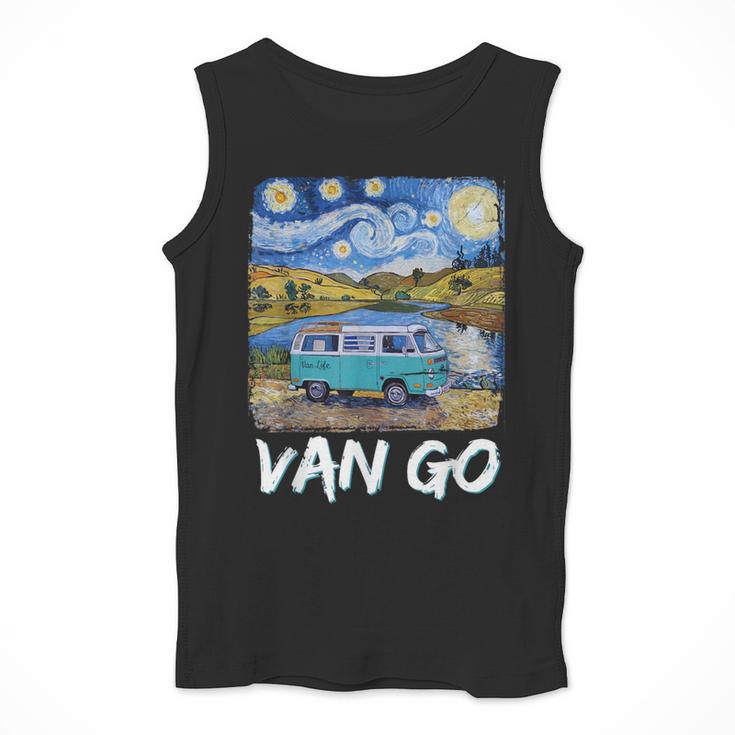 Van Go Retro Vanlife Art Teacher Men Tank Top, funny design Van Go Retro Vanlife Art Teacher Men Tank Top, funny design
