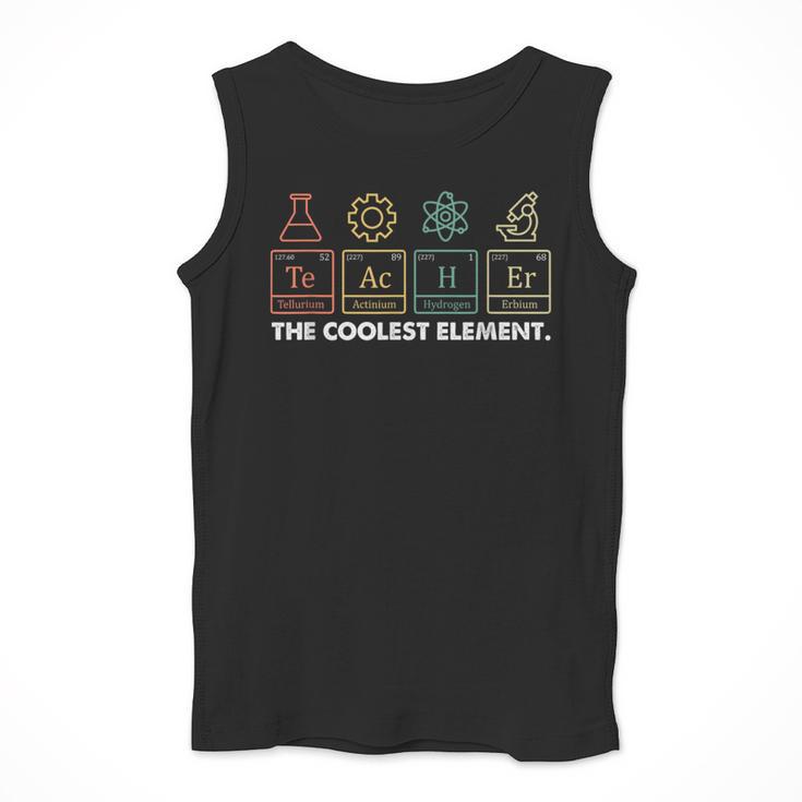 Vintage The Coolest Element Periodic Table Chemist Teacher Men Tank Top, funny design
